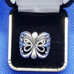 Carolyn pollack sterling silver butterfly ring *9